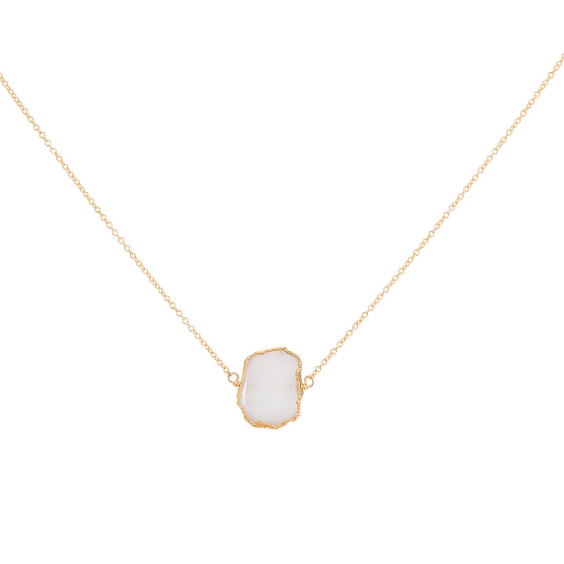 SPS BEZEL SLICES NECKLACE