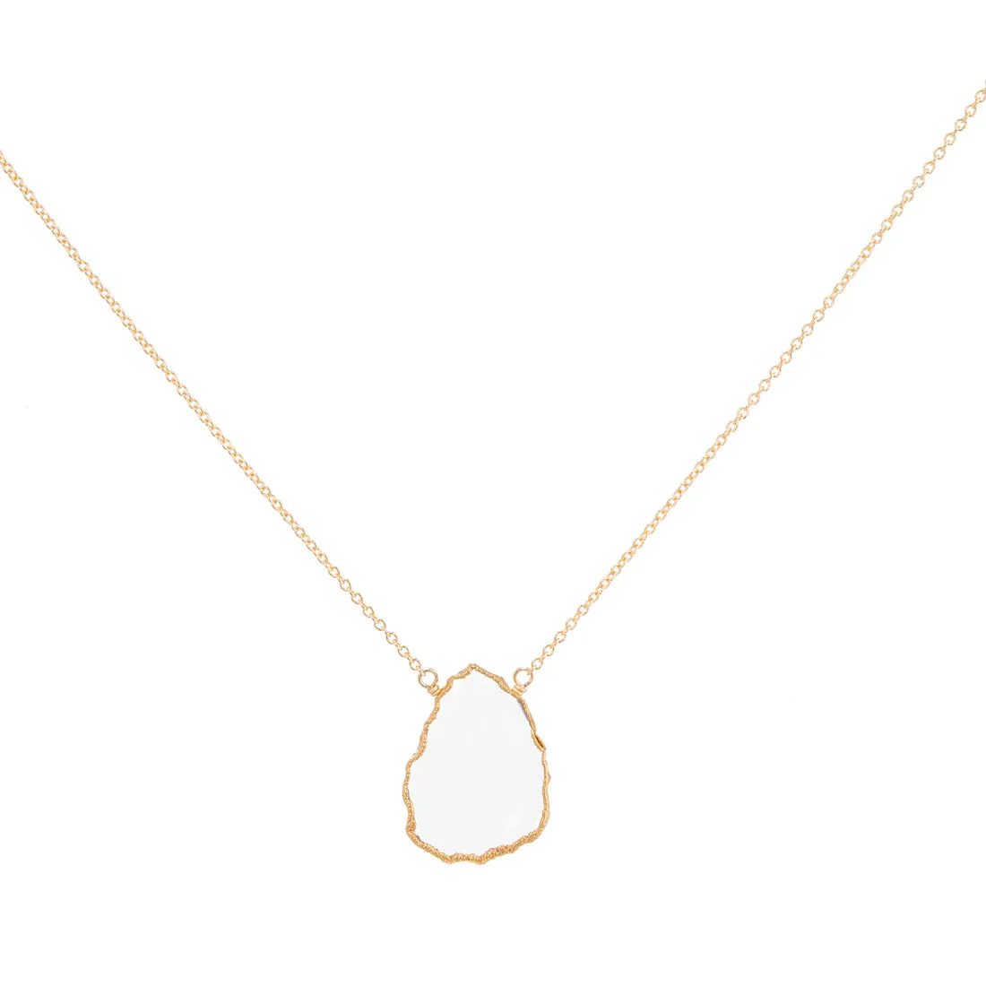 SPS BEZEL SLICES NECKLACE
