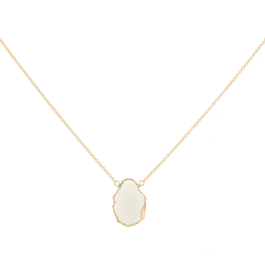 SPS BEZEL SLICES NECKLACE