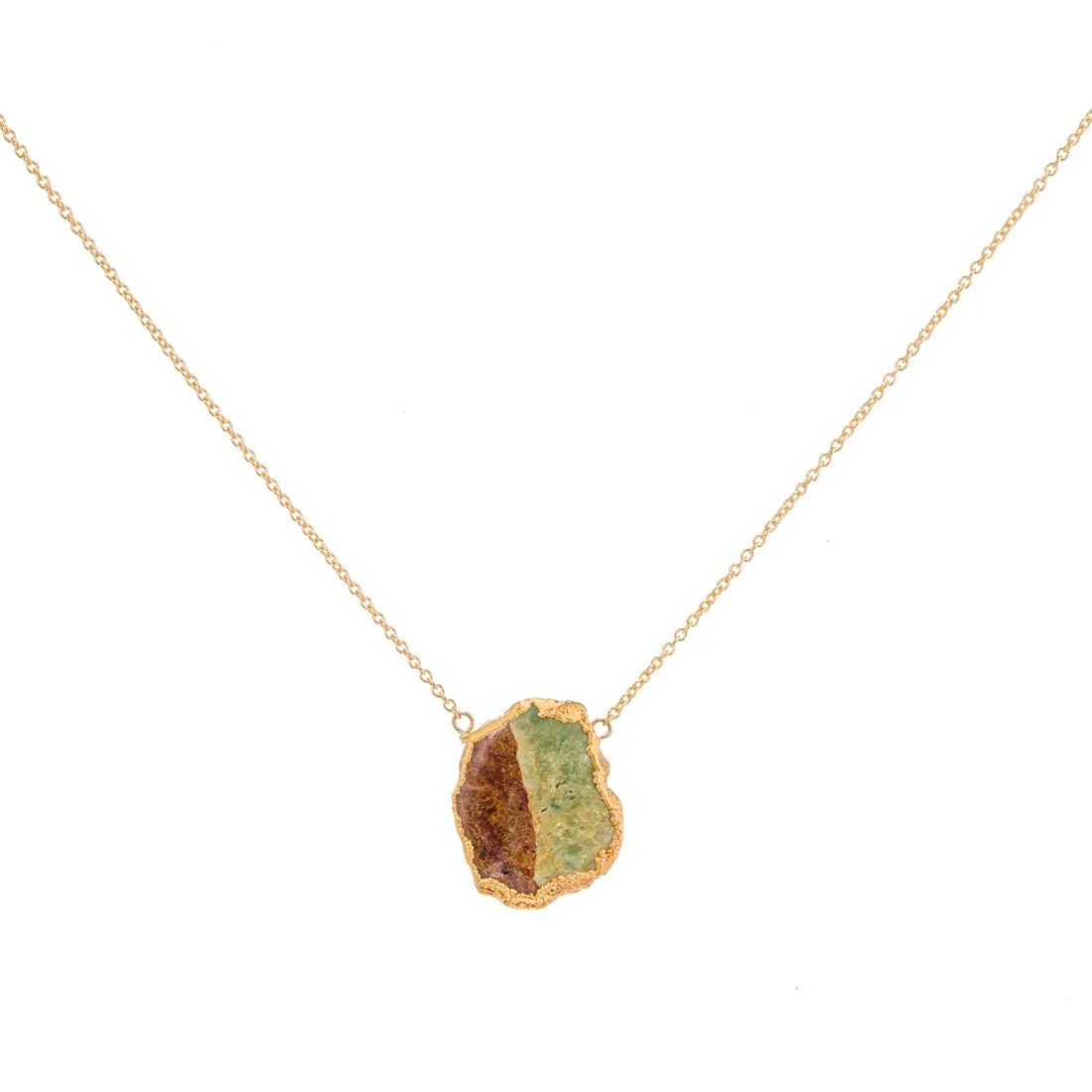 SPS BEZEL SLICES NECKLACE