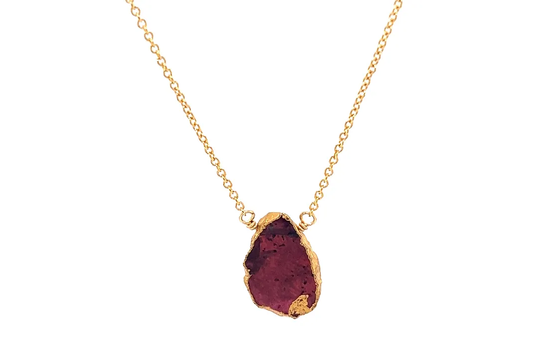 SPS BEZEL SLICES NECKLACE