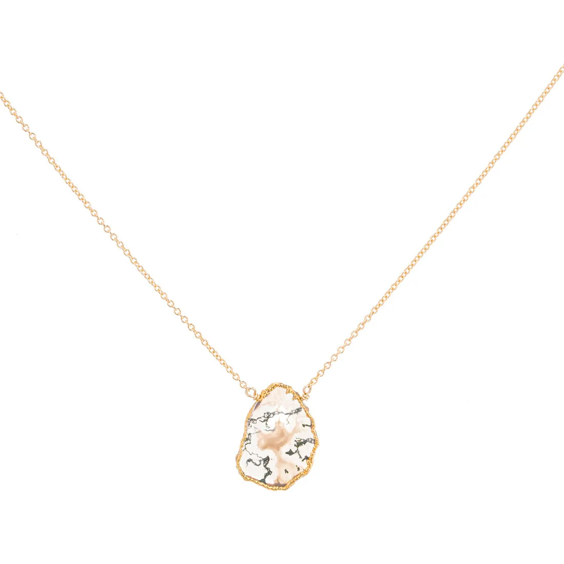 SPS BEZEL SLICES NECKLACE