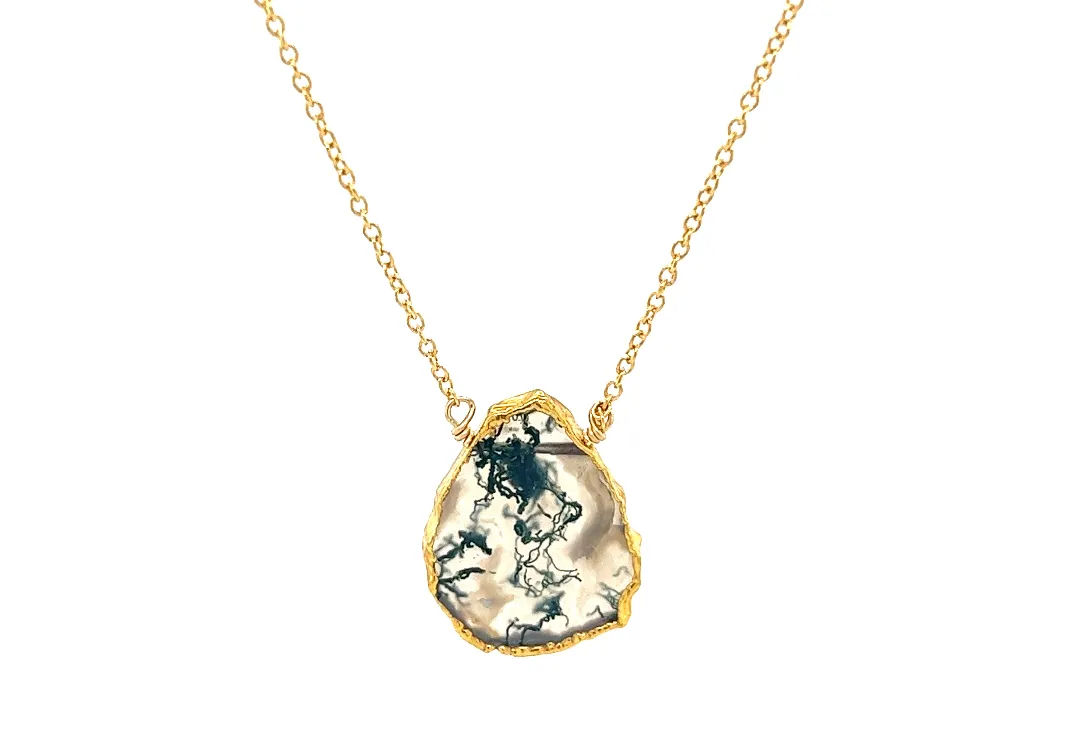 SPS BEZEL SLICES NECKLACE