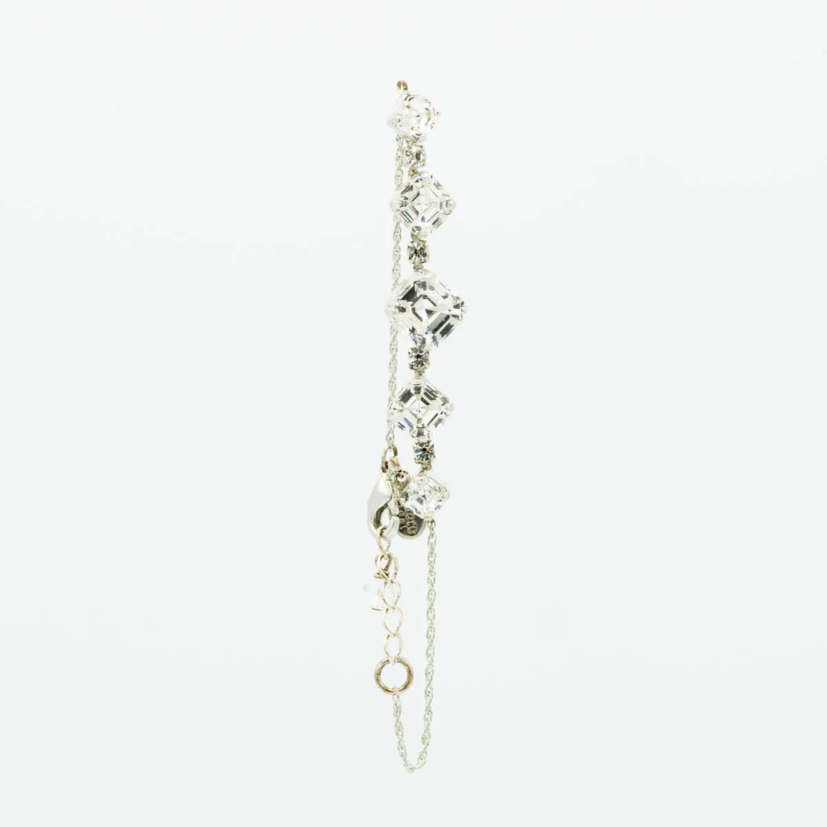 Square Swarovski Chain Bracelet