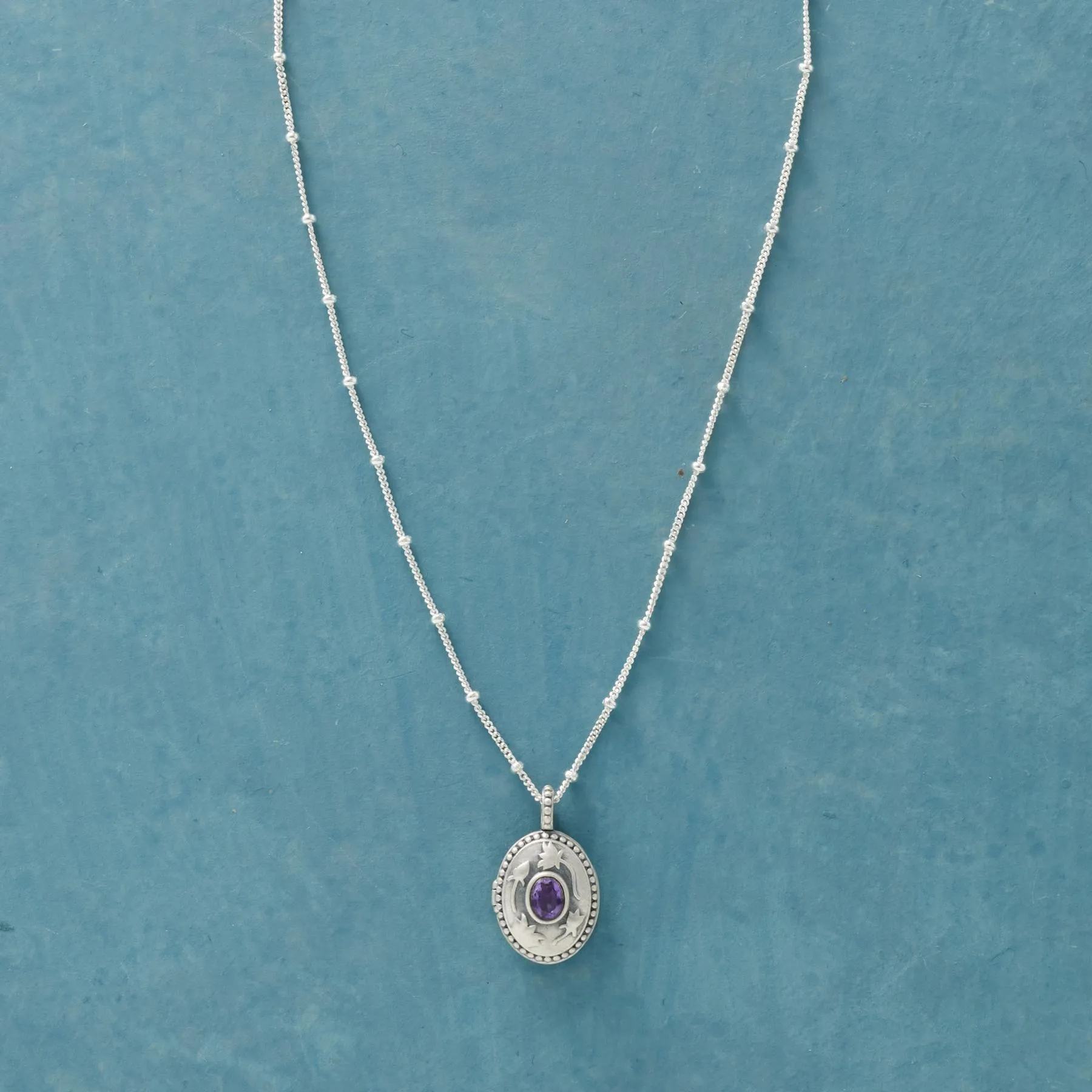 Sterling Silver Birthstone Locket