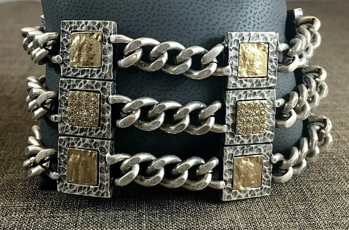 TAT2 BRINDIS THREE CHAIN AND FRAME BRACELET