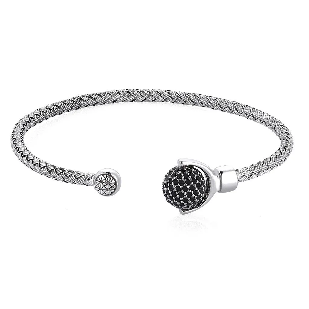 Terra Cuff Bracelet - Silver