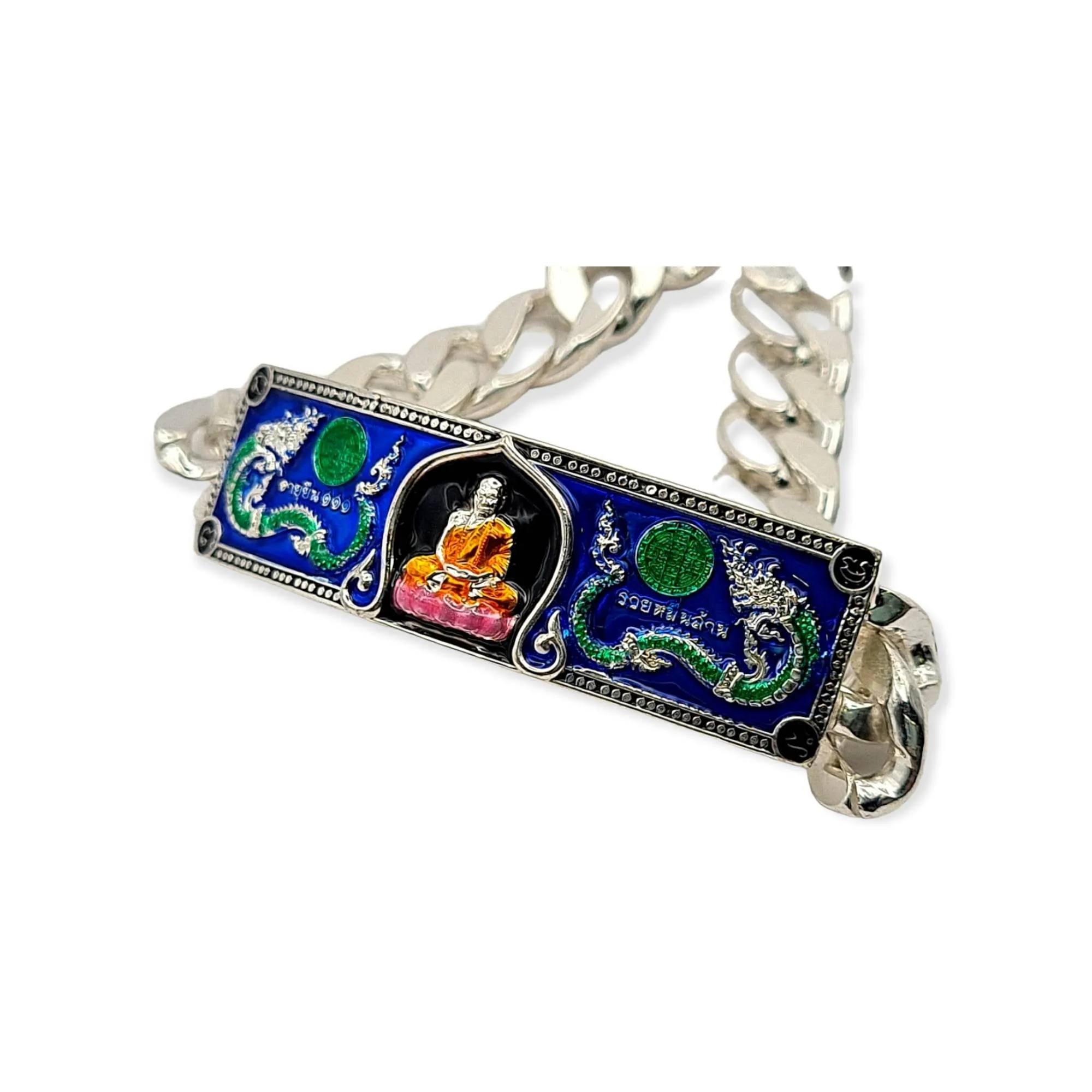 Thai Amulet bracelet Ruay 10,000 million Lp Buddha Lucky Charm Pendant Wealth Attracted Genuine Authentic Holy Blessed