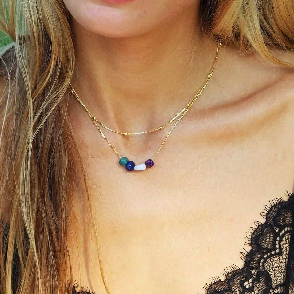 THE CAMI NECKLACE - 18k gold vermeil