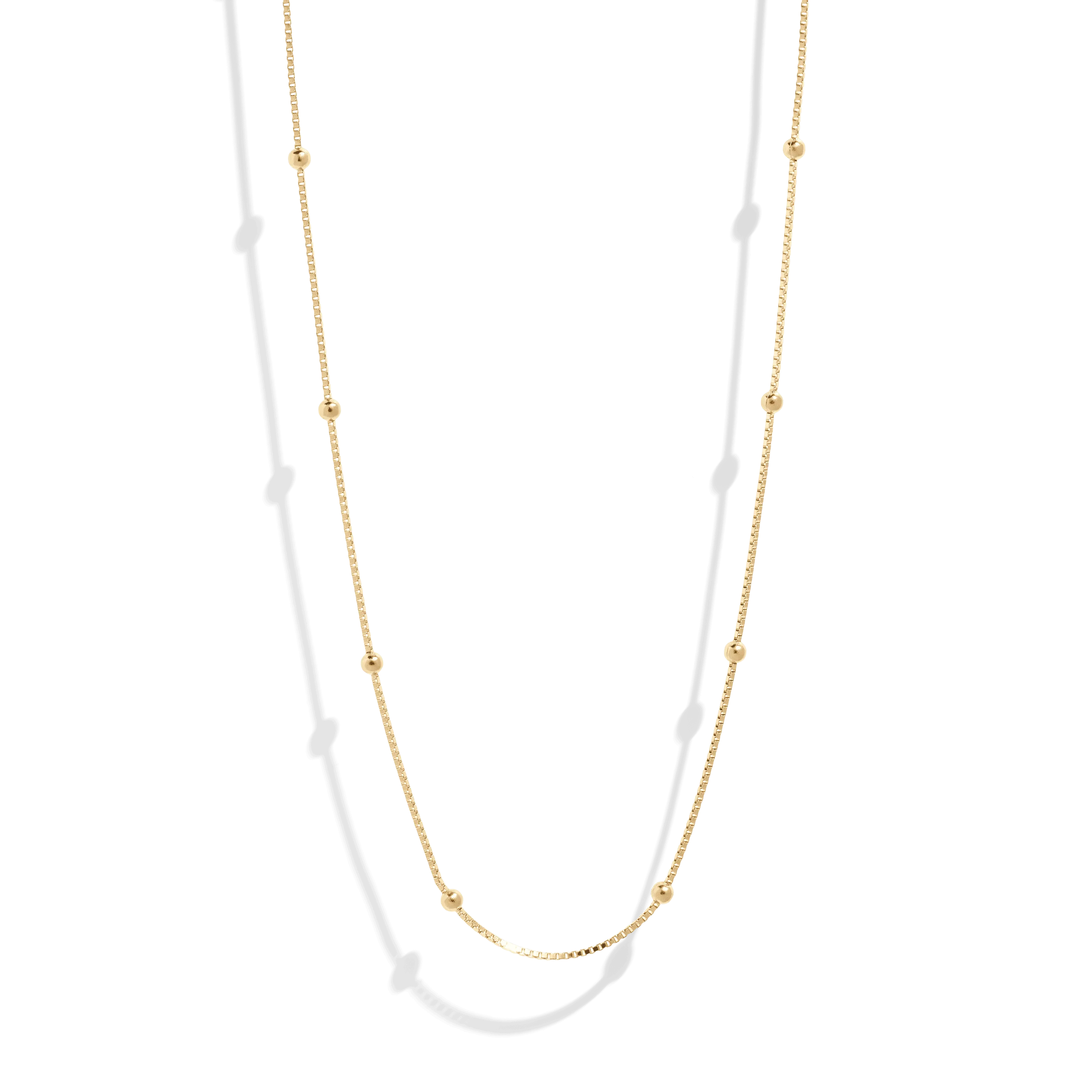 THE CAMI NECKLACE - 18k gold vermeil