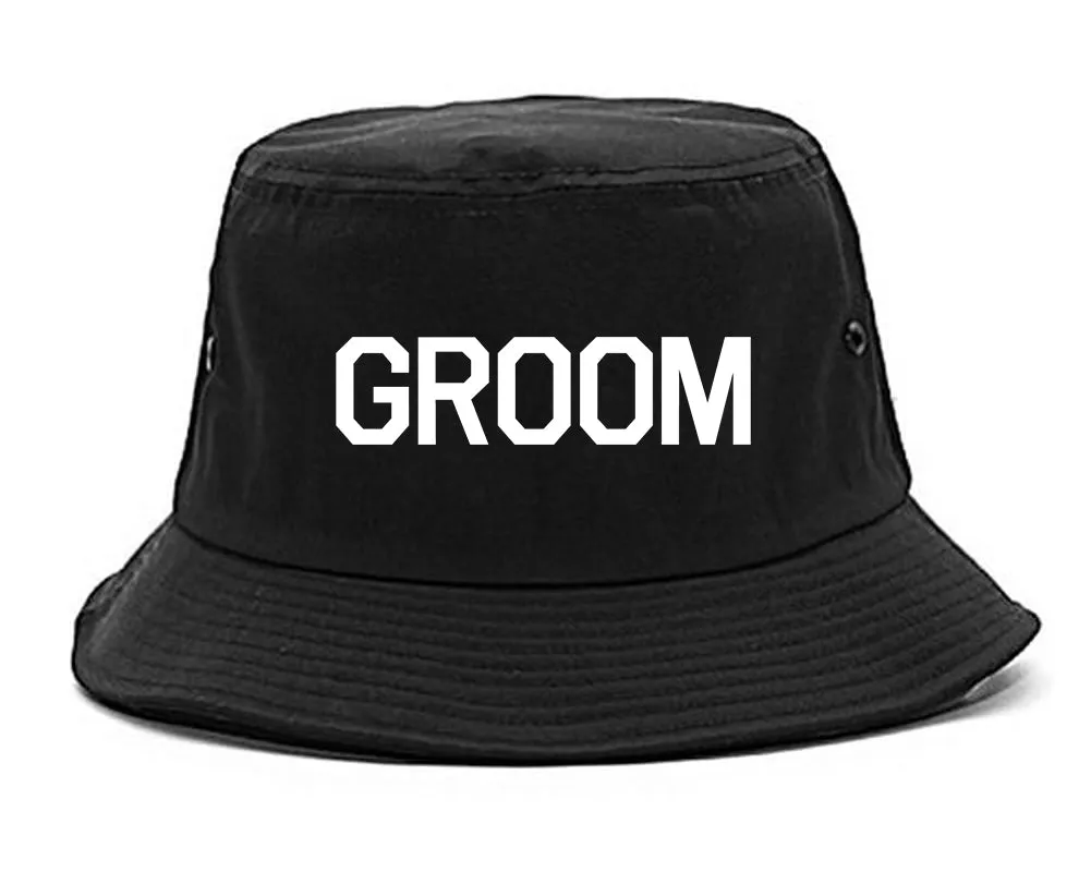 The Groom Bachelor Party Mens Bucket Hat