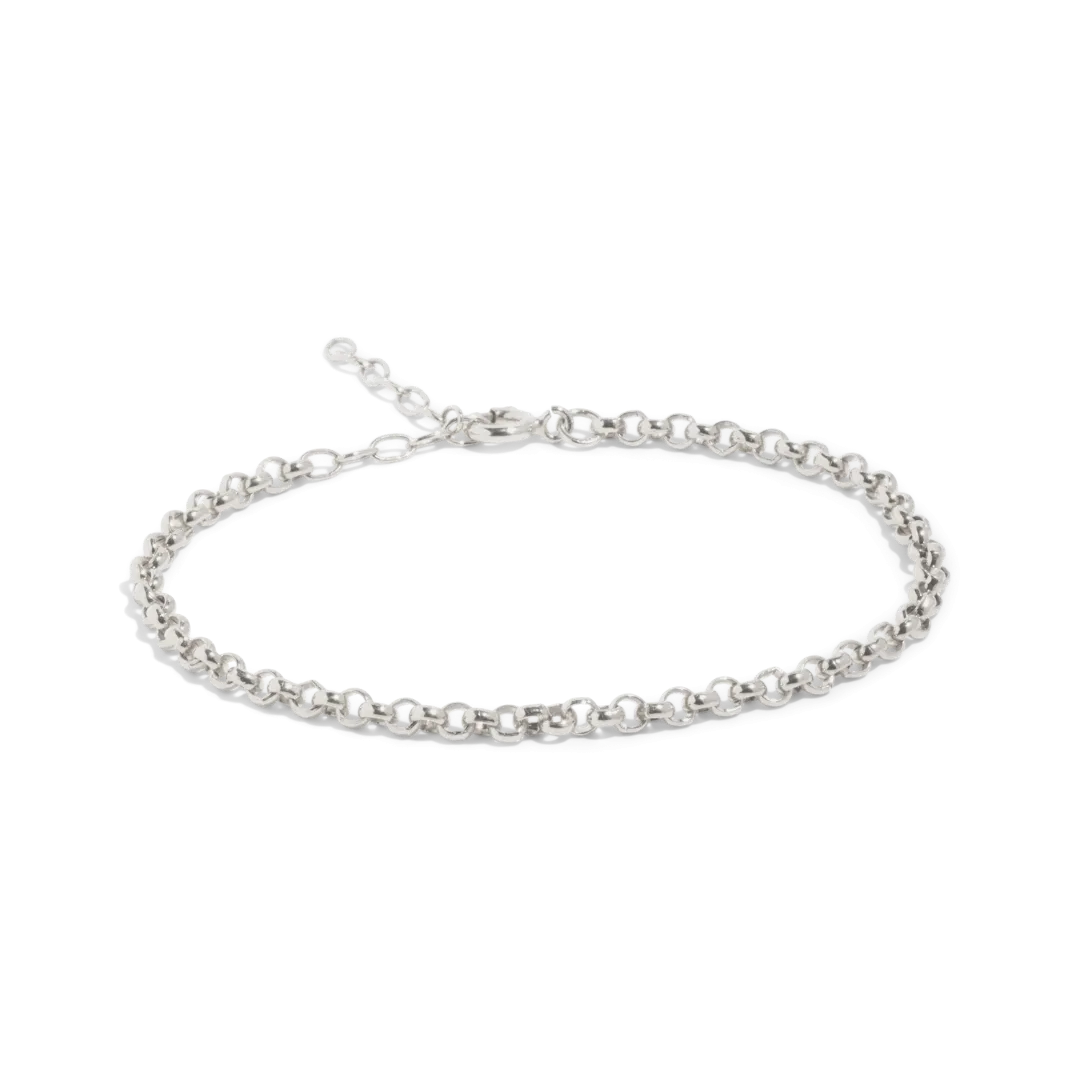 THE RILEY ROLO BRACELET - Solid 14k gold