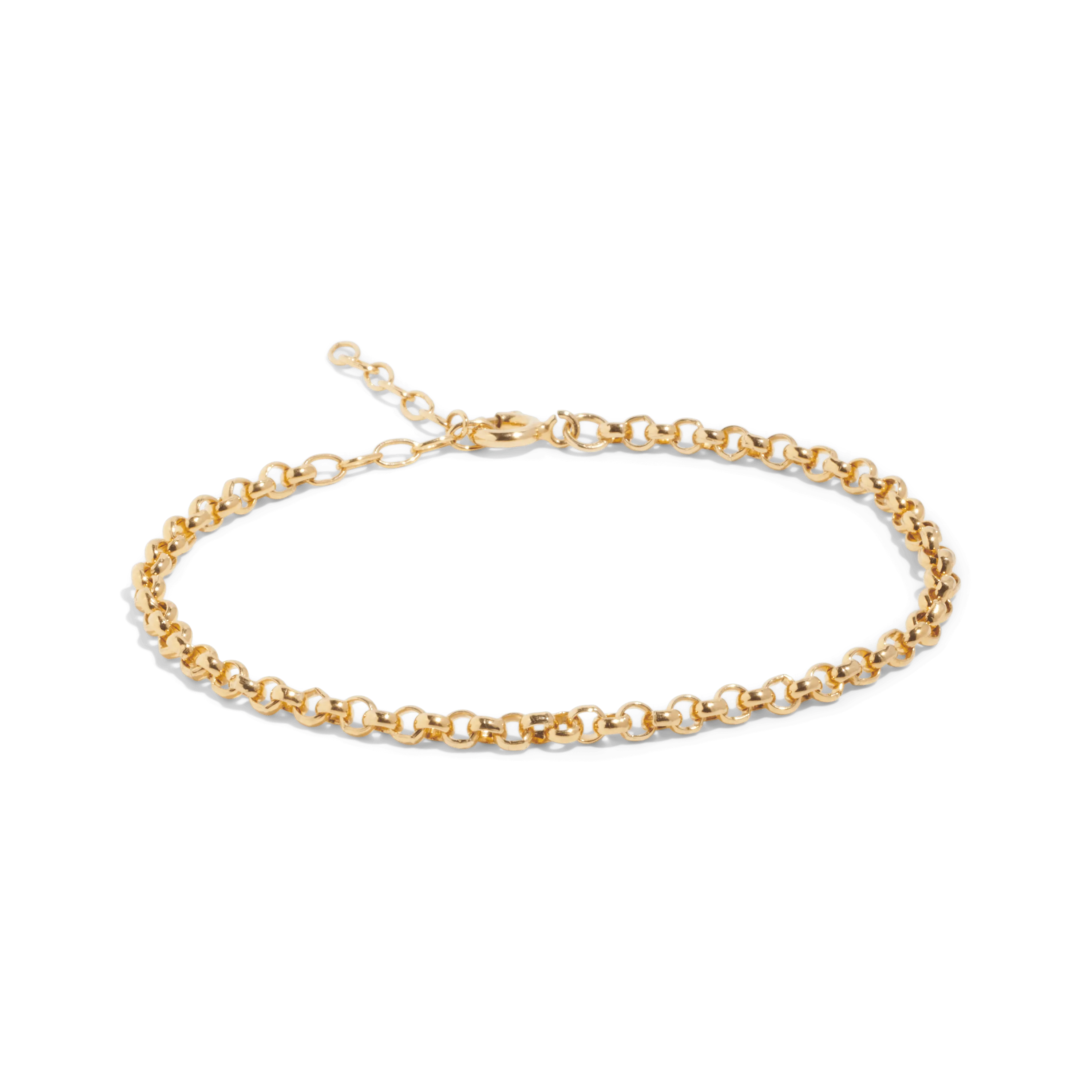 THE RILEY ROLO BRACELET - Solid 14k gold