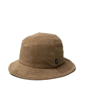 Thing Fabrics Short Pile Bucket Hat Khaki Beige