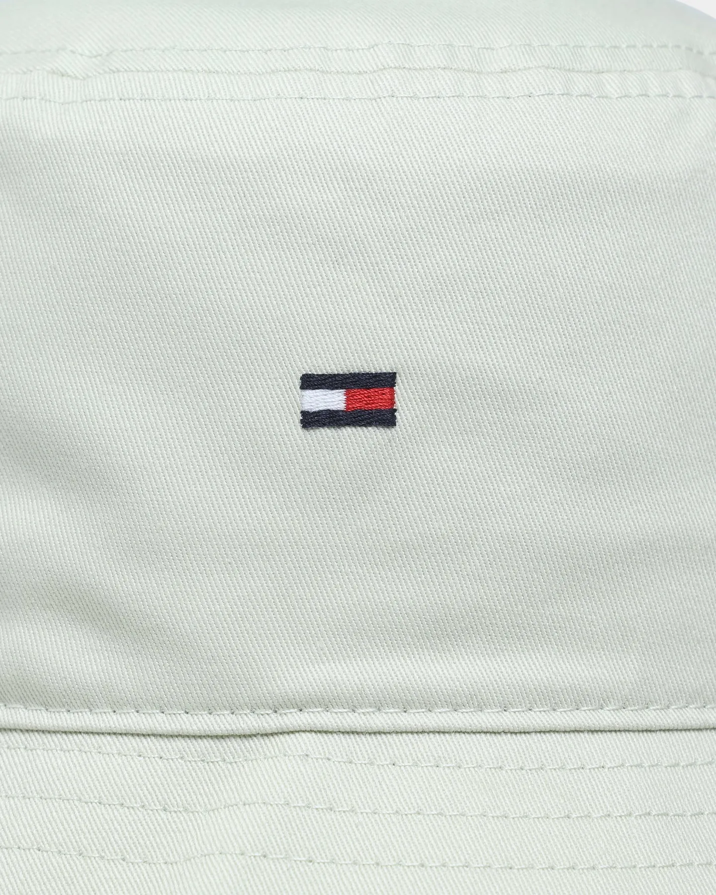 Tommy Jeans Flag Bucket Hat Ivory