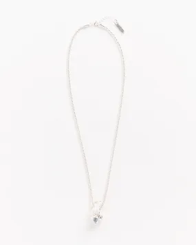 Una Caracola Bolas Necklace in Silver