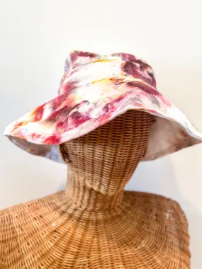 Upcycled Ice Dye Bucket Hat