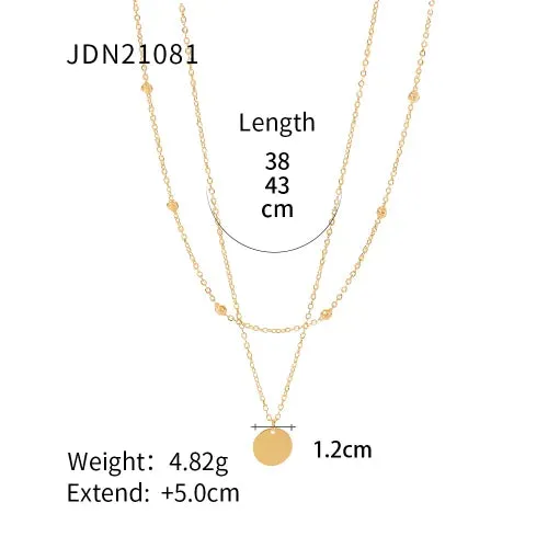 VAIGE Trendy 18K Gold Plated Stainless Steel Rice Bead Chain Bracelet - Fashion Jewelry Gift for All Occasions