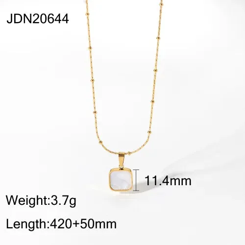 VAIGE Trendy 18K Gold Plated Stainless Steel Rice Bead Chain Bracelet - Fashion Jewelry Gift for All Occasions