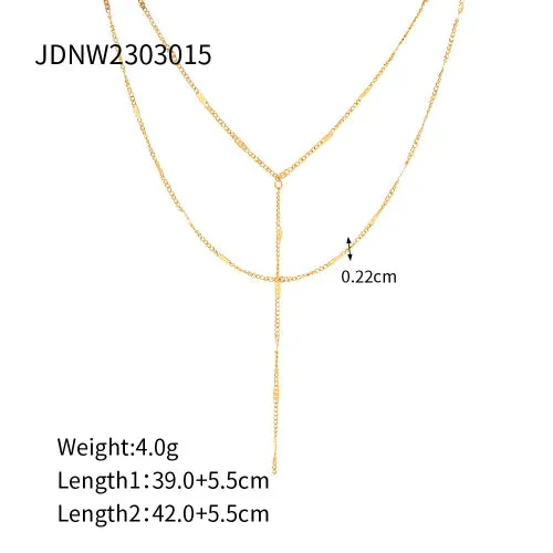 VAIGE Trendy 18K Gold Plated Stainless Steel Rice Bead Chain Bracelet - Fashion Jewelry Gift for All Occasions