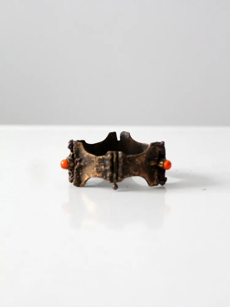 vintage 70's metal cuff