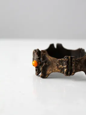 vintage 70's metal cuff