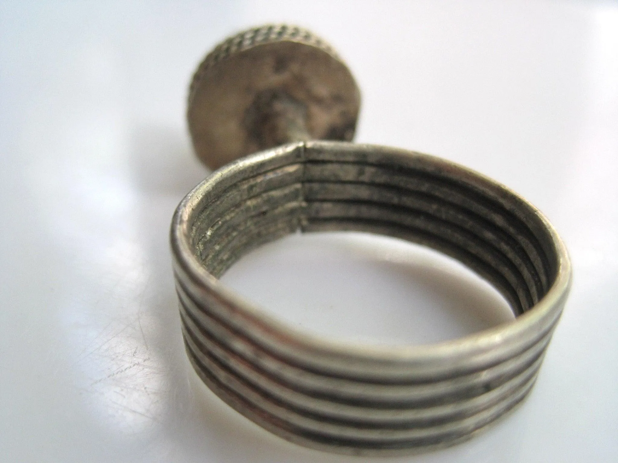 Vintage Ethioian Tower Ring - Size 9 1/2