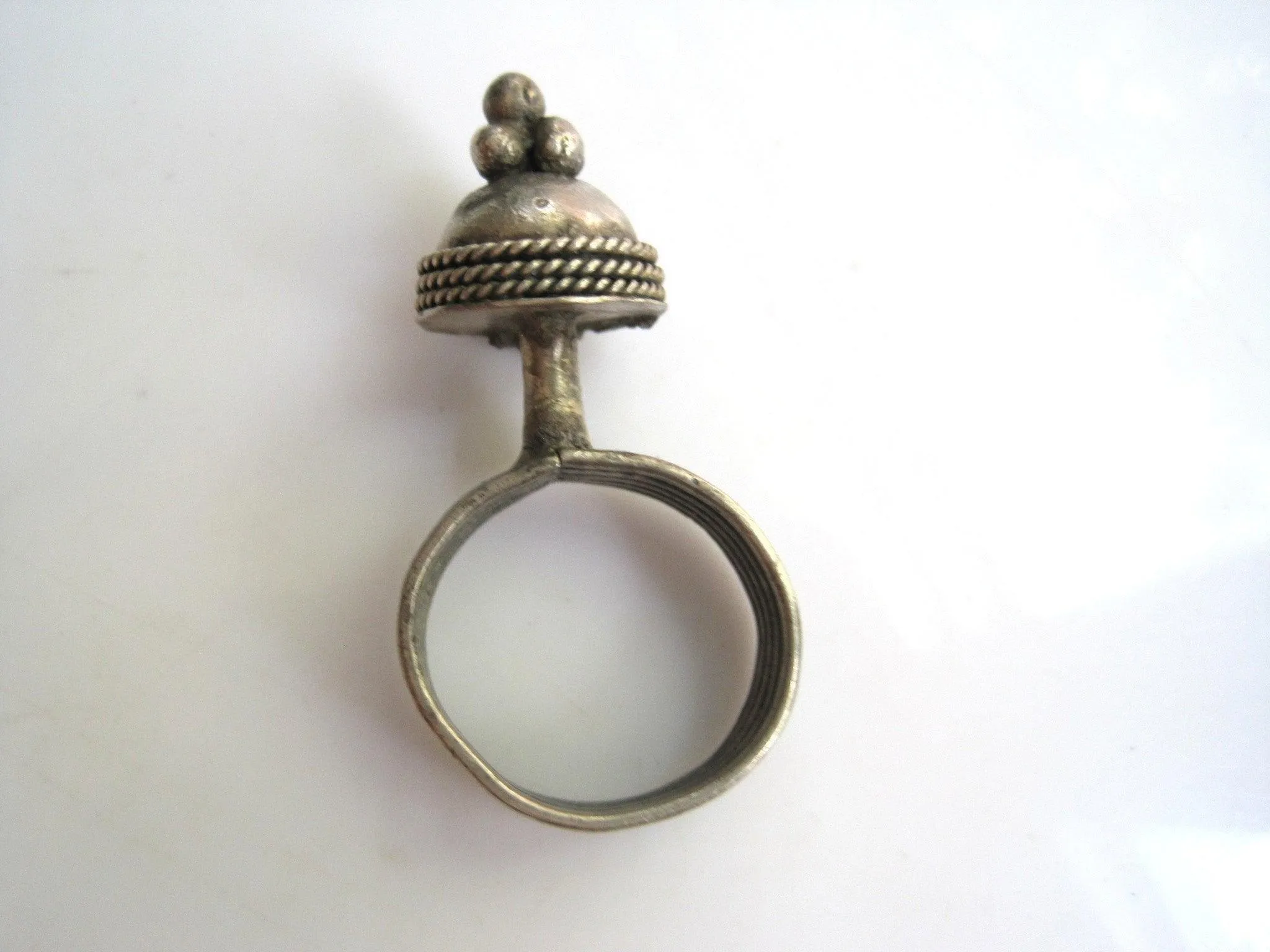 Vintage Ethioian Tower Ring - Size 9 1/2