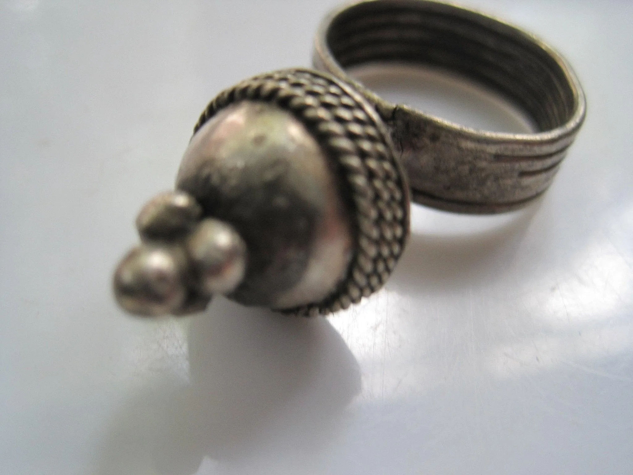 Vintage Ethioian Tower Ring - Size 9 1/2