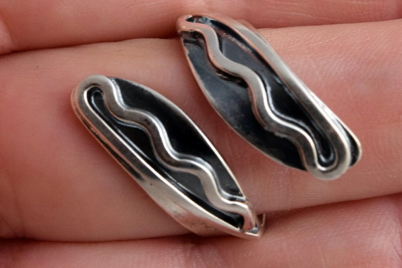 Vintage Sterling Mexican Bypass Ring from Taxco