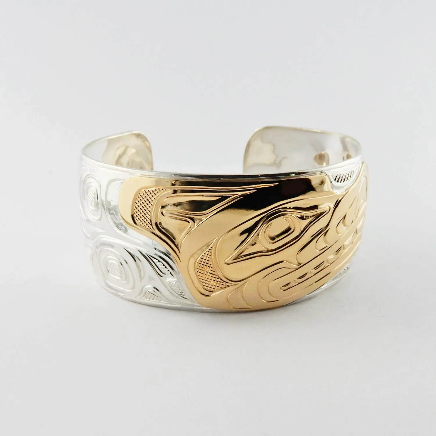 Wolf Silver Gold Bracelet