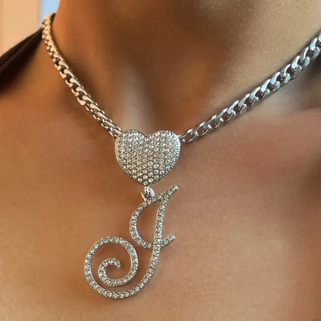 Women personalize stainless steel Cuban Necklace Hip hop Jewelry For Women