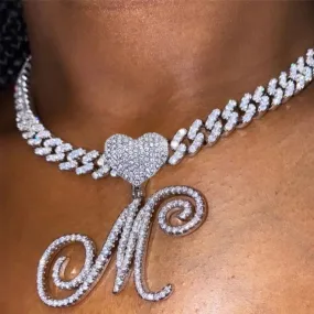 Women personalize stainless steel Cuban Necklace Hip hop Jewelry For Women