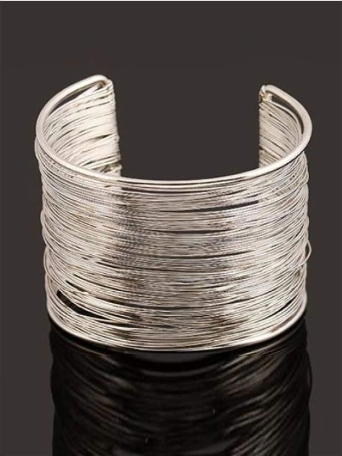 Women's Gold Wire Cuff Bracelet